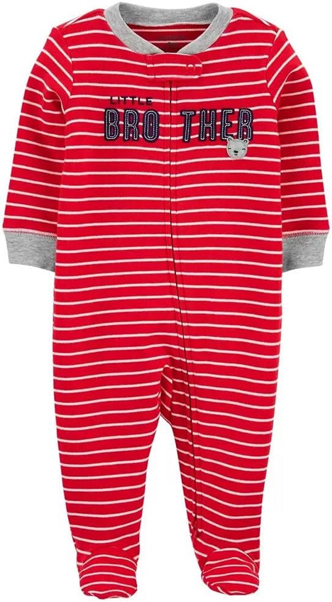 Schattige Baby Meisjes Pyjama met Sokjes - Lichtroze Donut Print