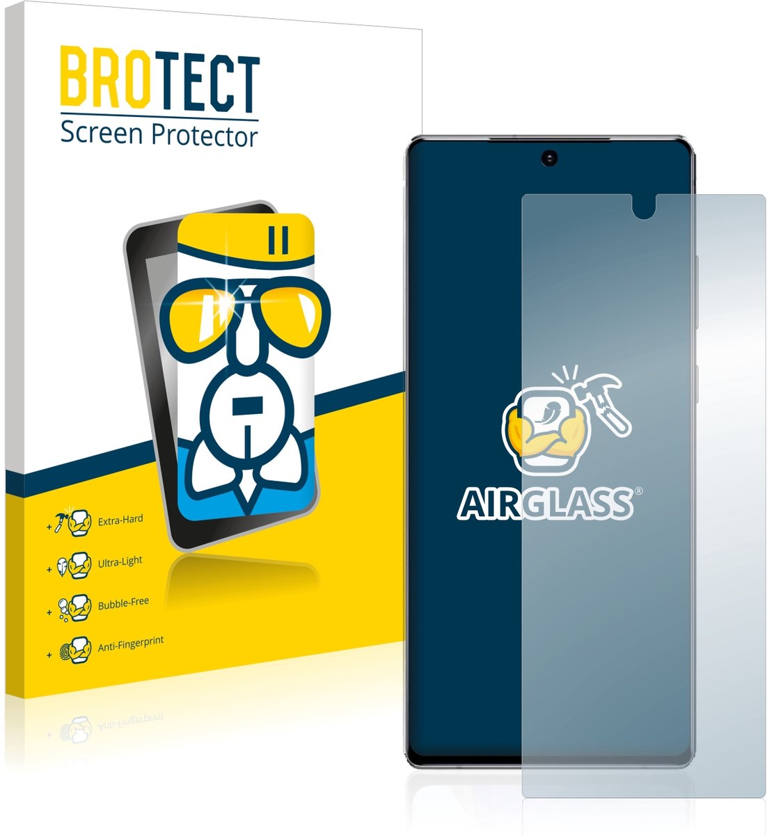 Screenprotector voor Samsung Galaxy Note 20 5G Beschermglas transparant