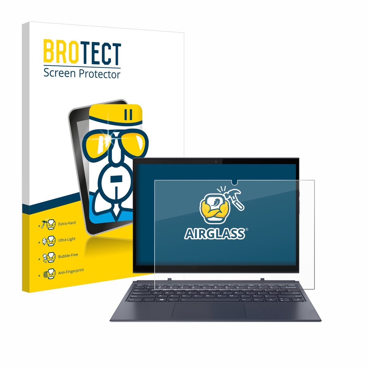 Screenprotector voor Lenovo Yoga Duet 7 Beschermglas transparant