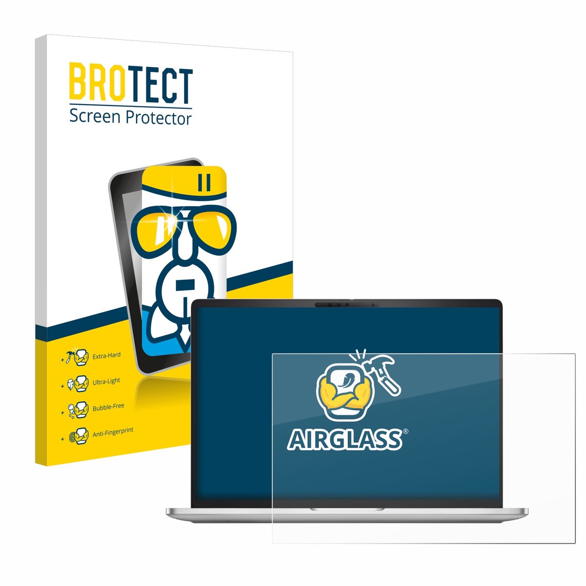 Screenprotector voor Dell Pro 16 Plus PB16250 Beschermglas transparant