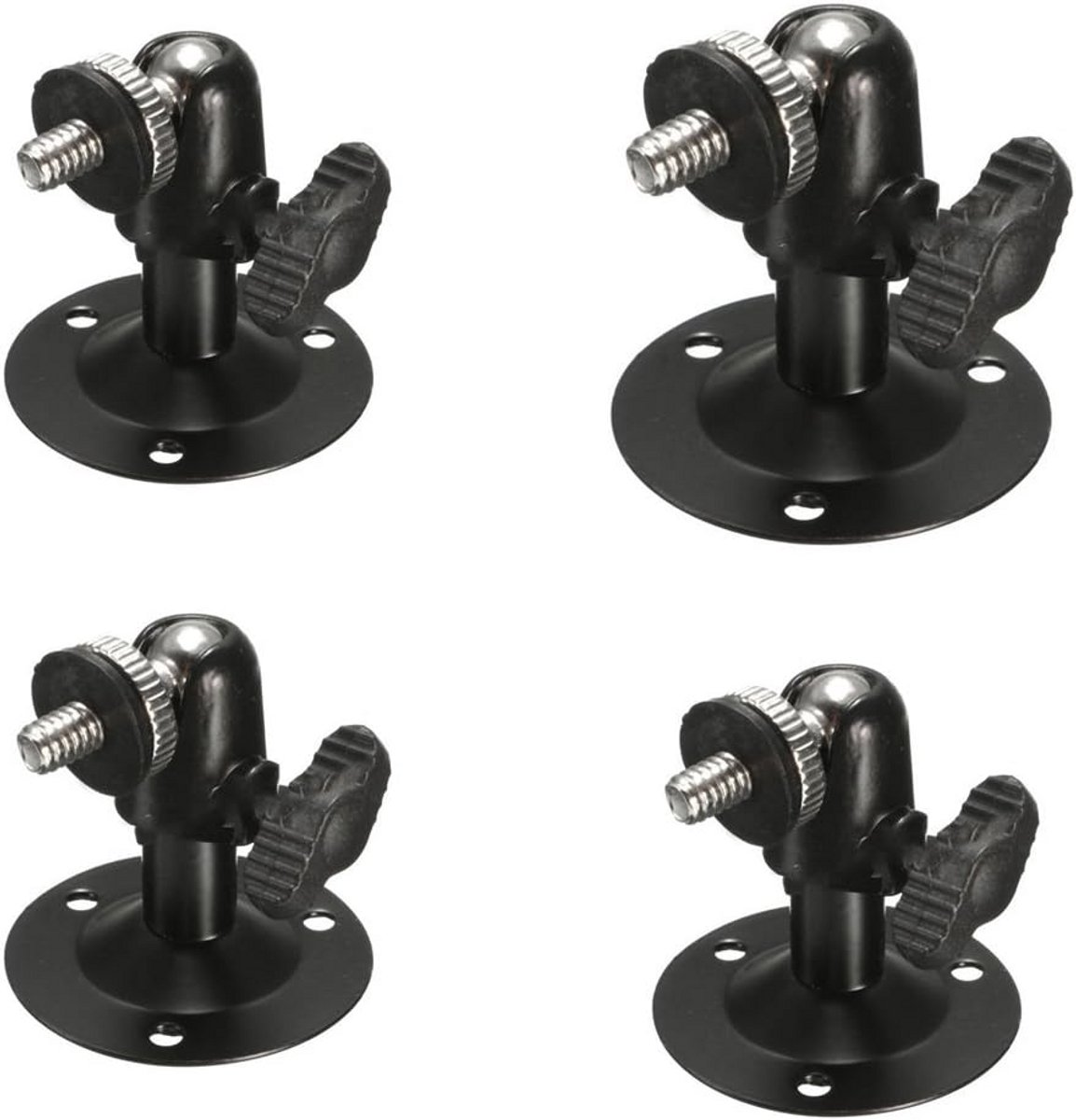 Set van 4 Metalen Camera Beugels voor Binnen en Buiten Montage