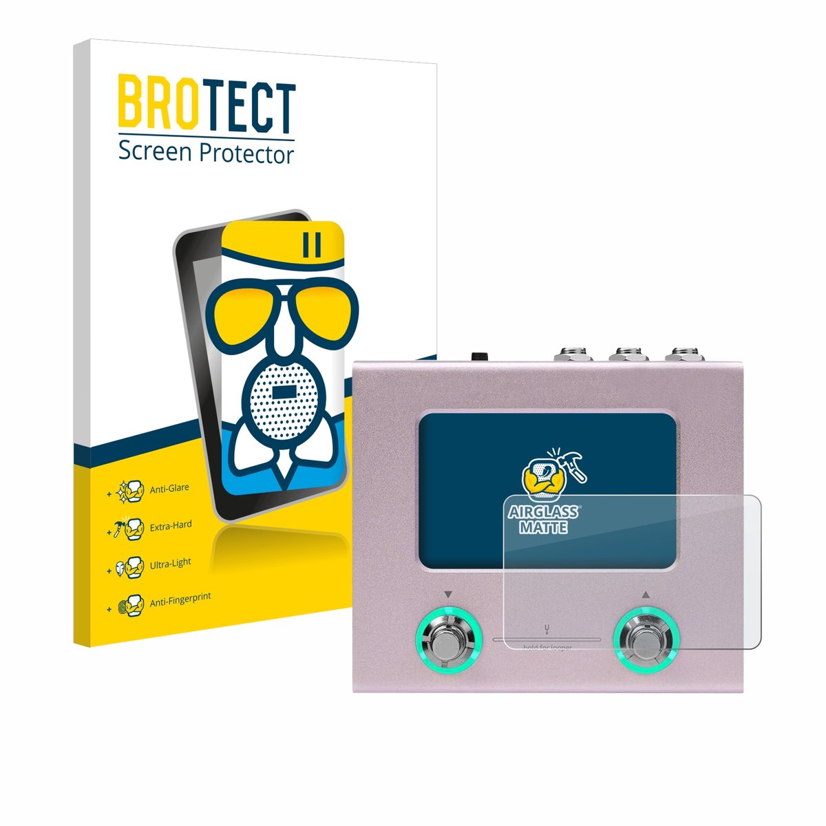 BROTECT - Screenprotector voor Hotone Ampero Mini - Folie Beschermfolie Beschermglas matte