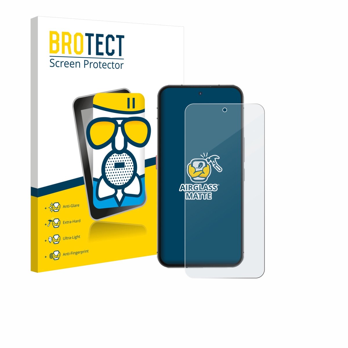 BROTECT - Screenprotector voor Oukitel WP200 Pro - Folie Beschermfolie Beschermglas matte