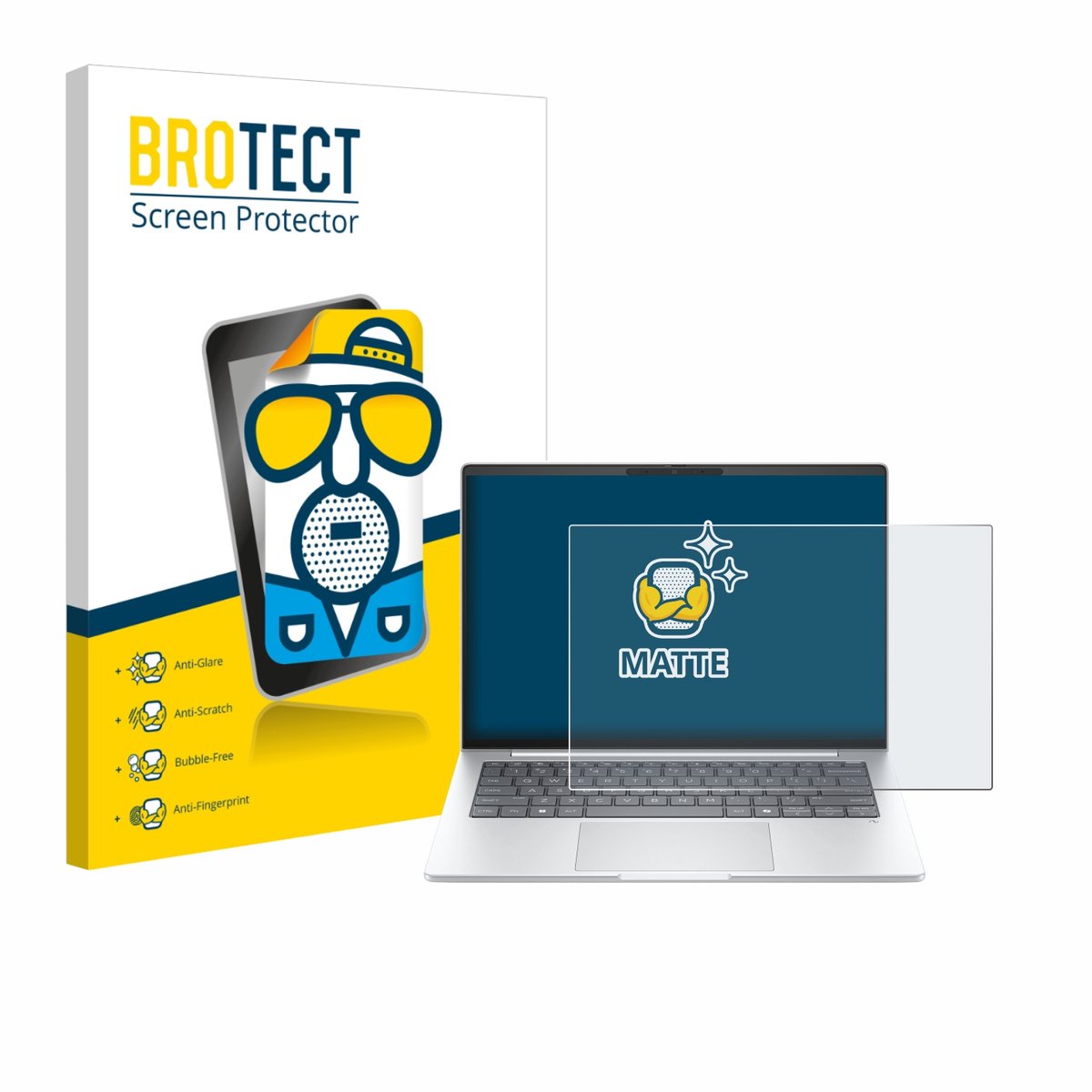 BROTECT - Screenprotector voor HP EliteBook 8 G1i 14" - Folie Beschermfolie matte