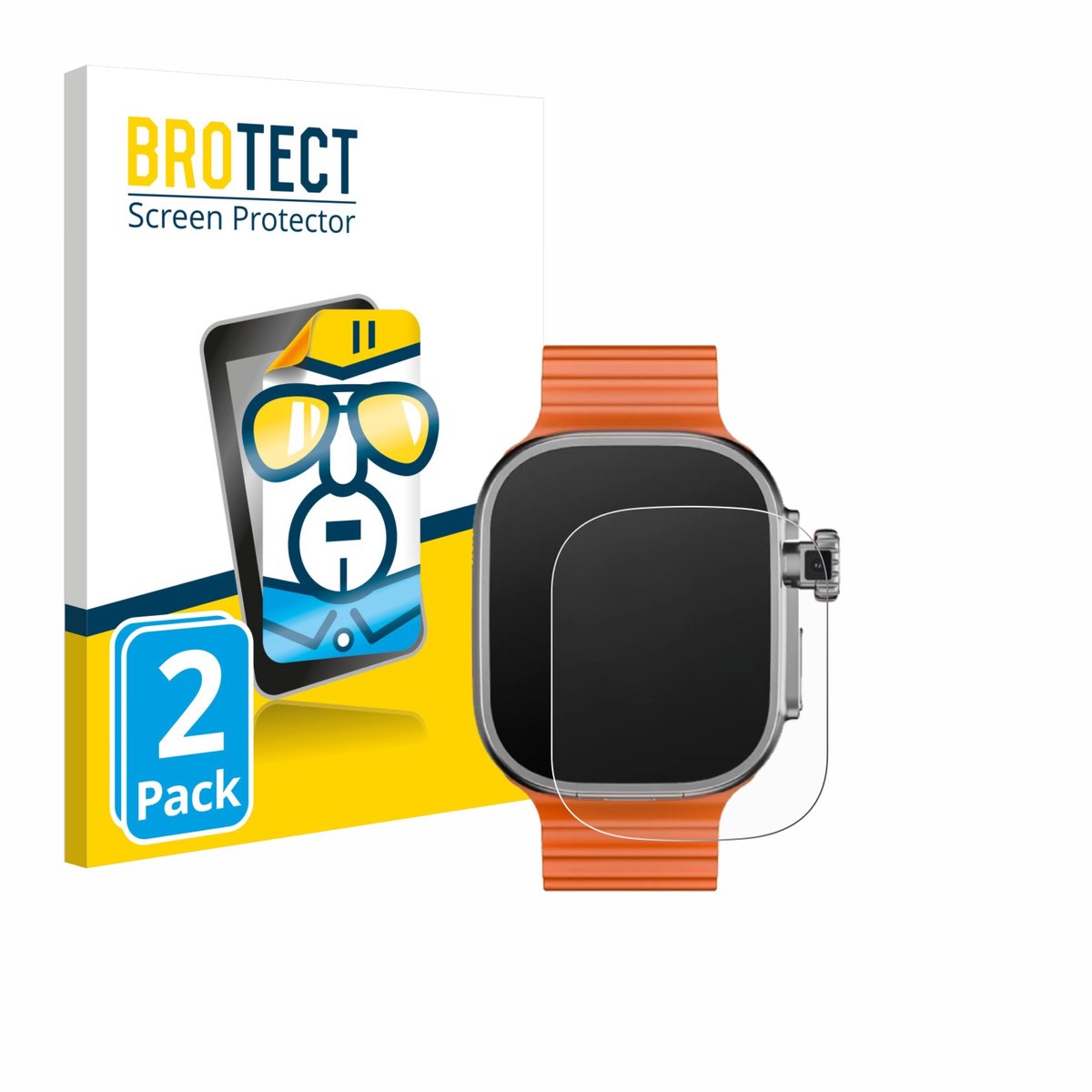 BROTECT - Screenprotector voor Lokmat XH12C - Folie Beschermfolie transparant 2 Stuks