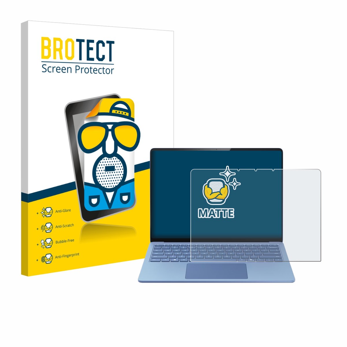 BROTECT - Screenprotector voor Microsoft Surface Laptop 13.8" - Folie Beschermfolie matte