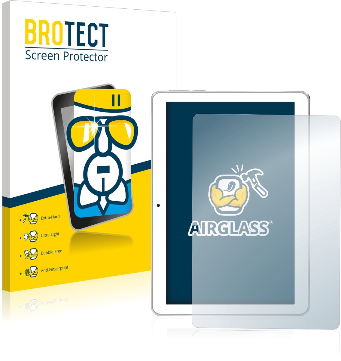 Screenprotector voor Toscido X104 10" Beschermglas transparant
