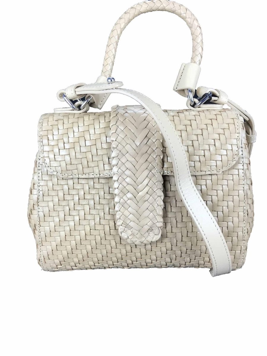 Allan K Kirsten Mini DJ beige dames handtas | Bonne Shoe