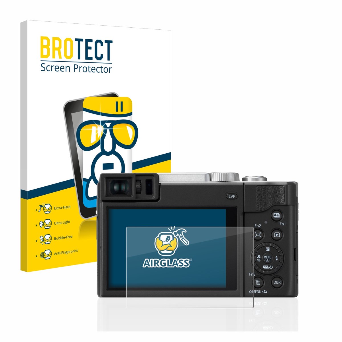 Screenprotector voor Panasonic Lumix DC-TZ95D Super Zoom Beschermglas transparant