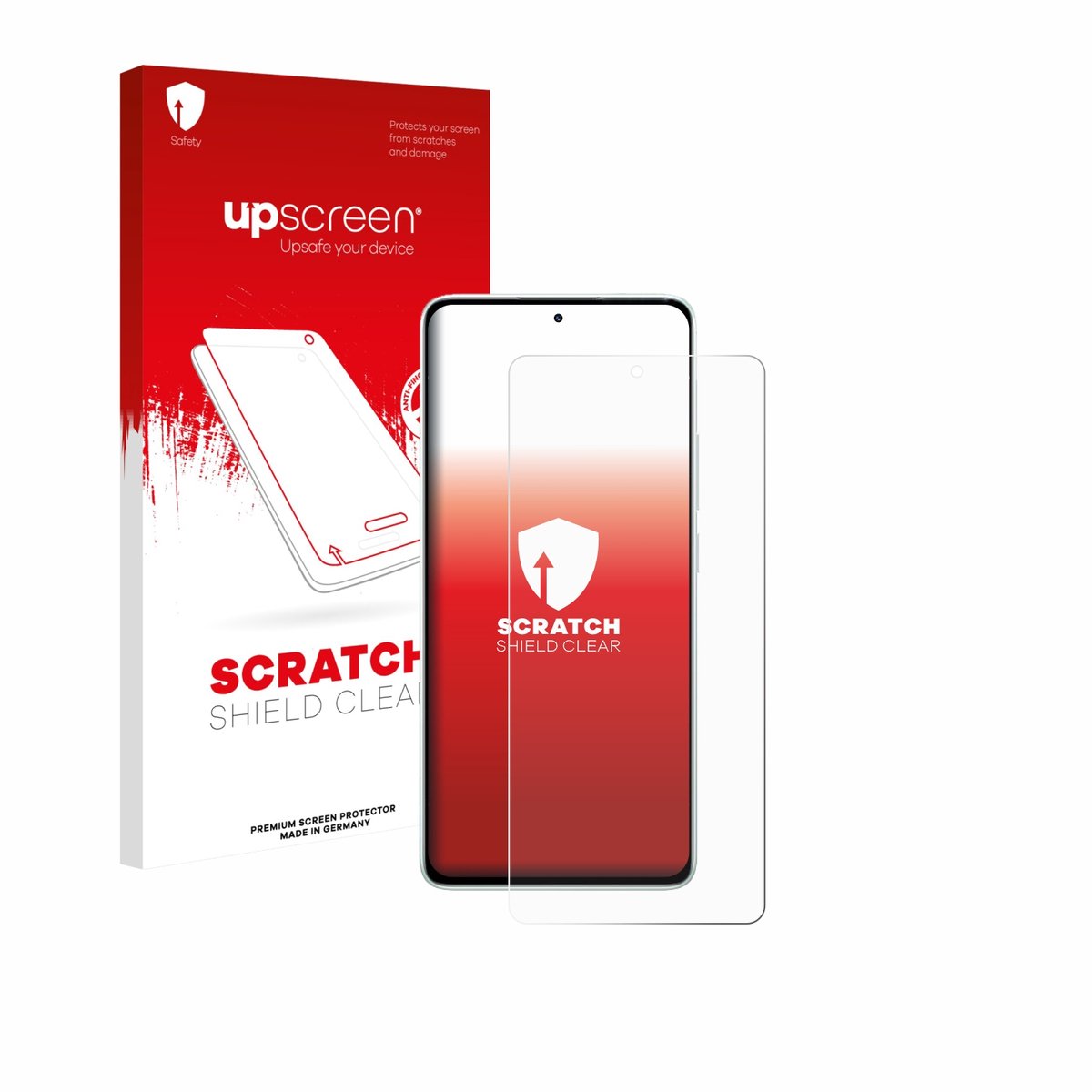 upscreen - Screenprotector voor Xiaomi Redmi Note 14 5G - Folie Beschermfolie transparant