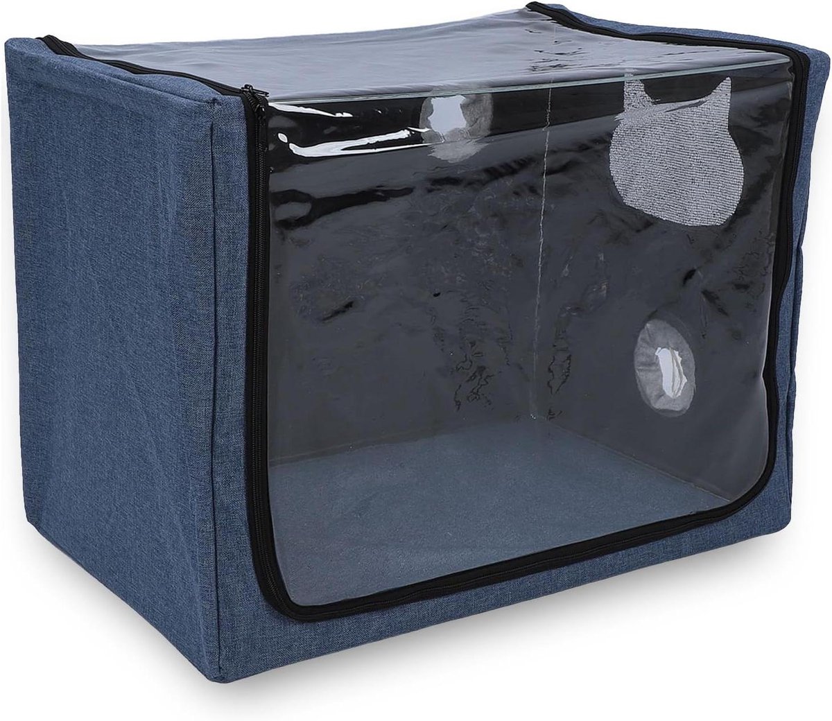 Allecto - Zuurstof voor Honden - Vernevelingszuurstofbox - Geschikt voor Kleine Huisdieren - Zuurstofvernevelaar - Honden en Katten - Zuurstofinhalatiebox - Kleine Huisdieren - Huisdiervernevelaarnest - Zuurstofkamer.