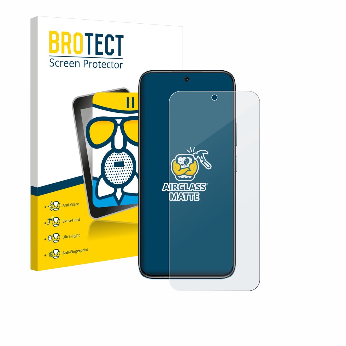 BROTECT - Screenprotector voor realme Narzo 90X - Folie Beschermfolie Beschermglas matte