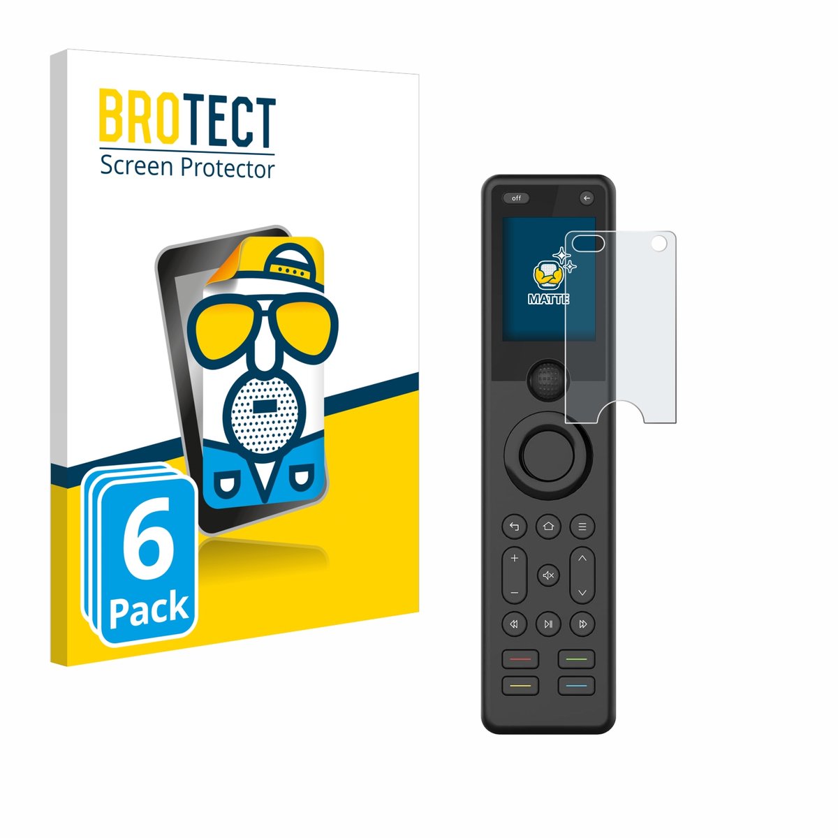 BROTECT - Screenprotector voor Sofabaton X1S - Folie Beschermfolie matte 6 Stuks