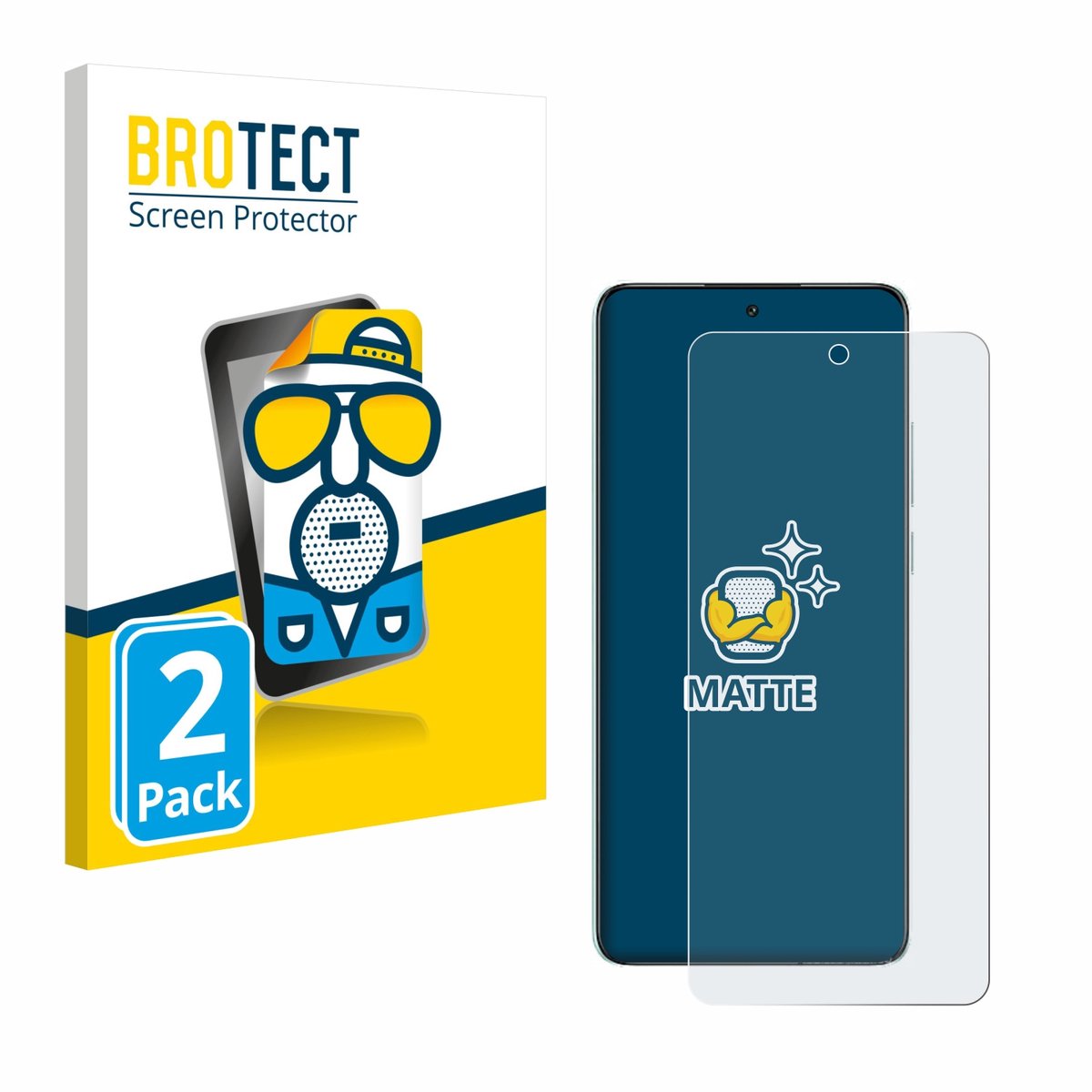 BROTECT - Screenprotector voor Oppo K13 - Folie Beschermfolie matte 2 Stuks