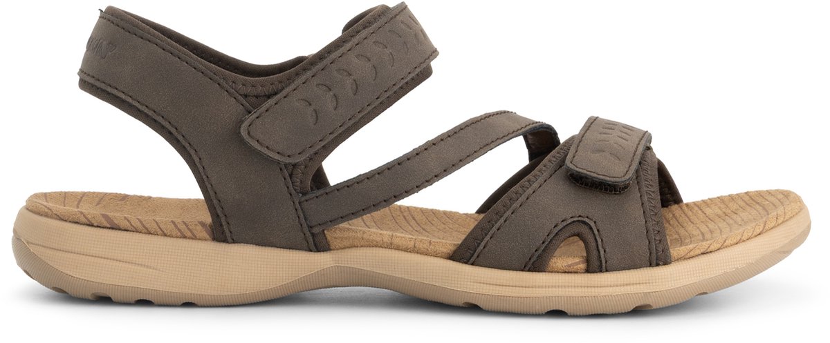 Travelin’ Ornas Dames Wandelsandalen Donkerbruin