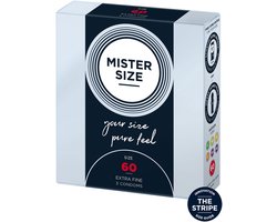 MISTER SIZE 60 Ultra Dunne XL condooms (3 pack)