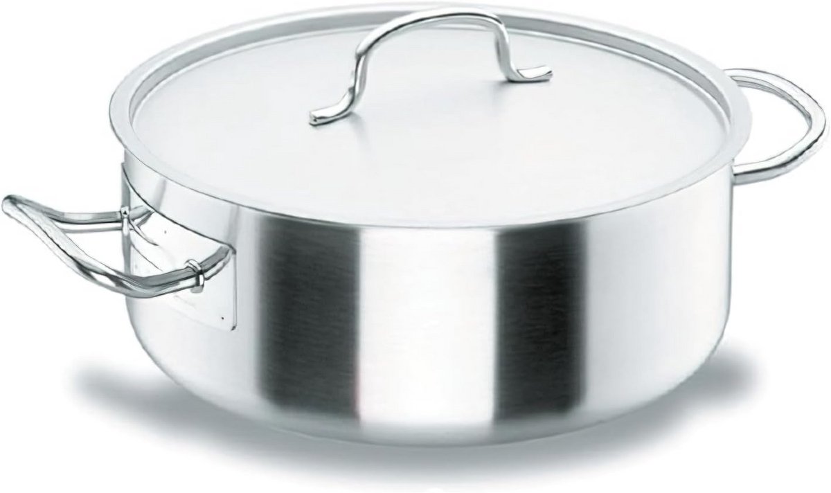 Grote Steelpan RVS 40 cm - Geschikt voor Inductie en Oven