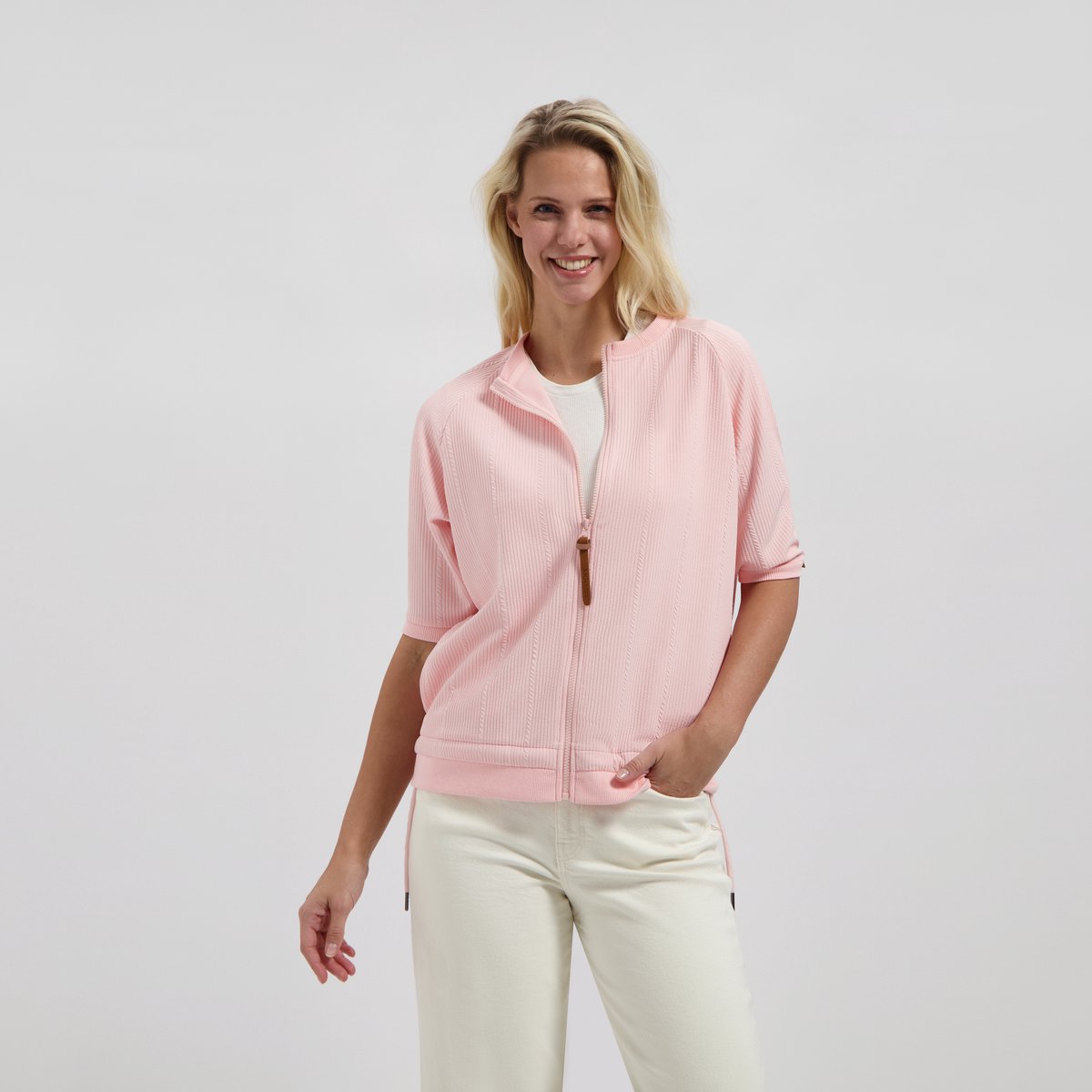 MGO Yule Dames Vest Korte mouwen Roze