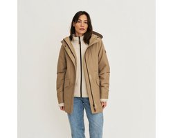 Travelin' Leyla Dames - Hardshell Jas - Waterdicht - Lichtbruin