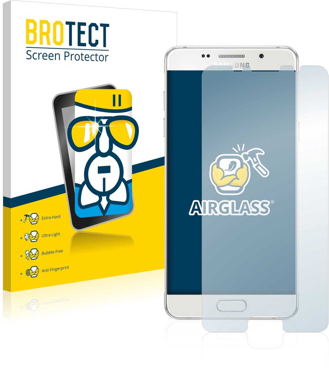 Screenprotector voor Samsung Galaxy A5 2016 Beschermglas transparant