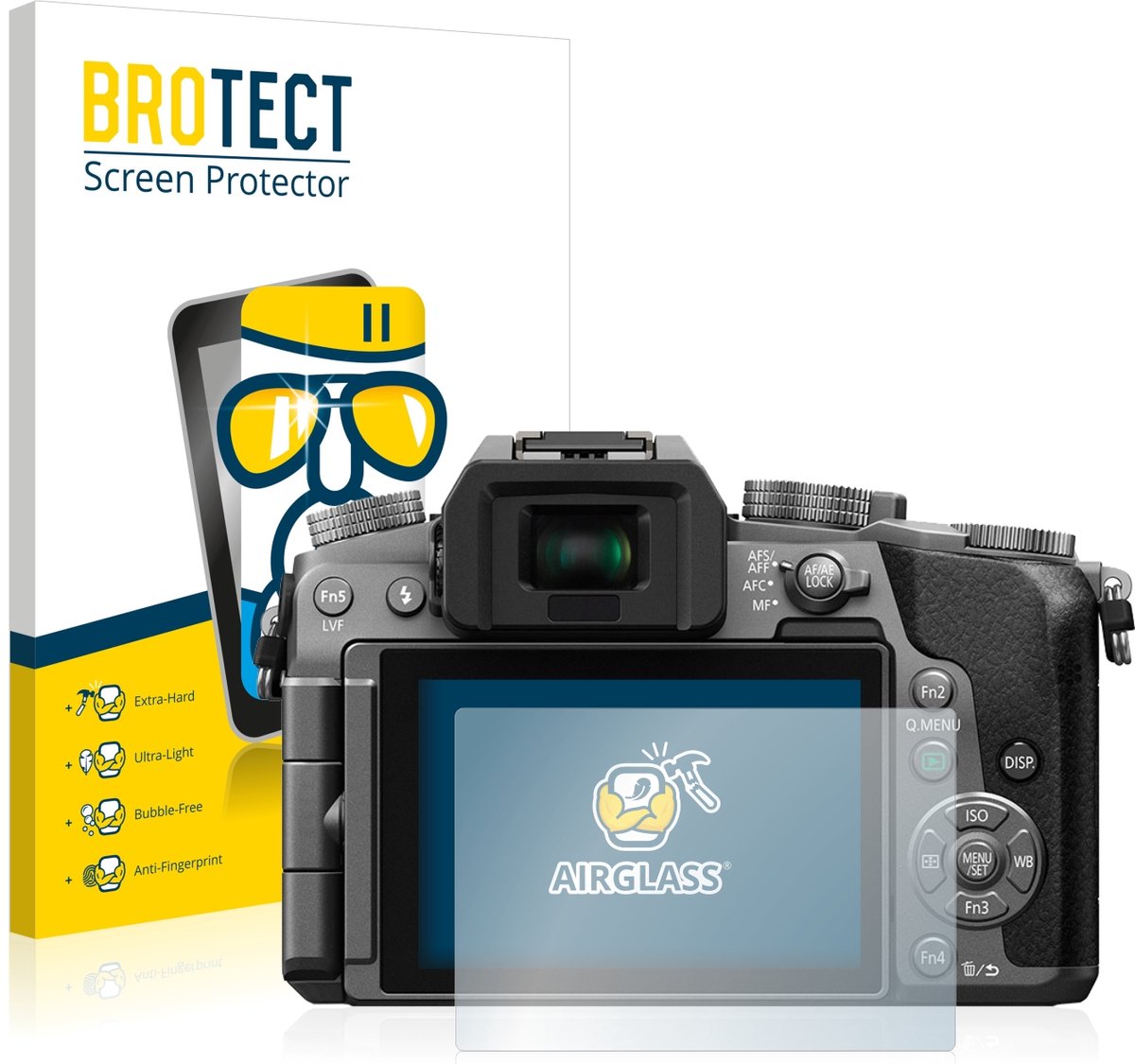 Screenprotector voor Panasonic Lumix DMC-G7 Beschermglas transparant