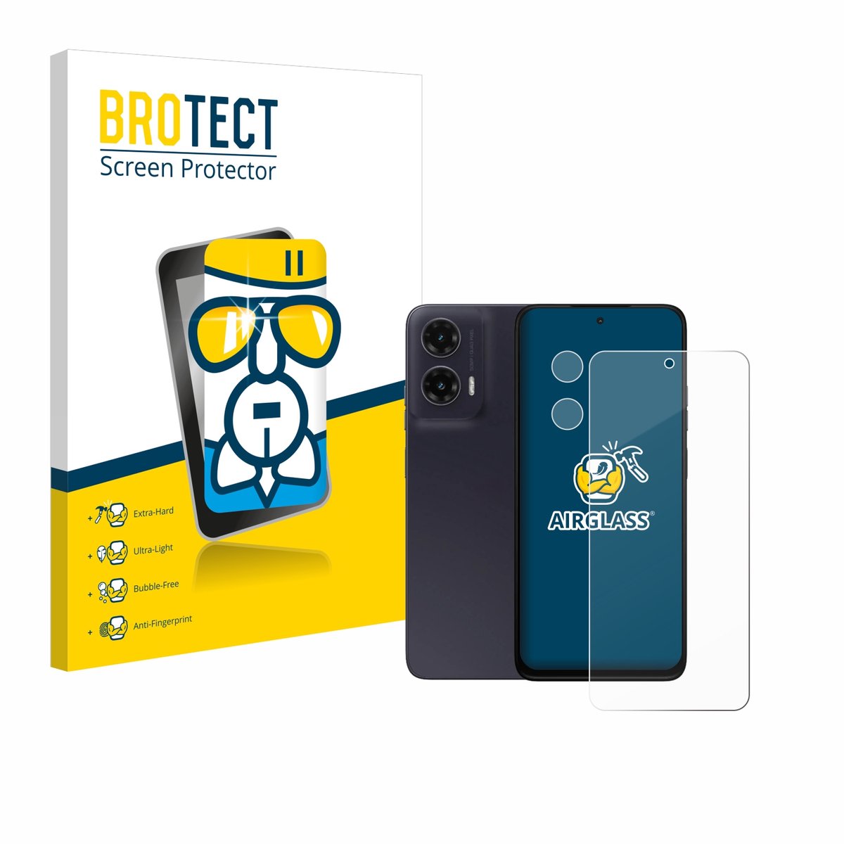 Screenprotector voor Motorola Moto G35 (Voor+Camera) Beschermglas transparant