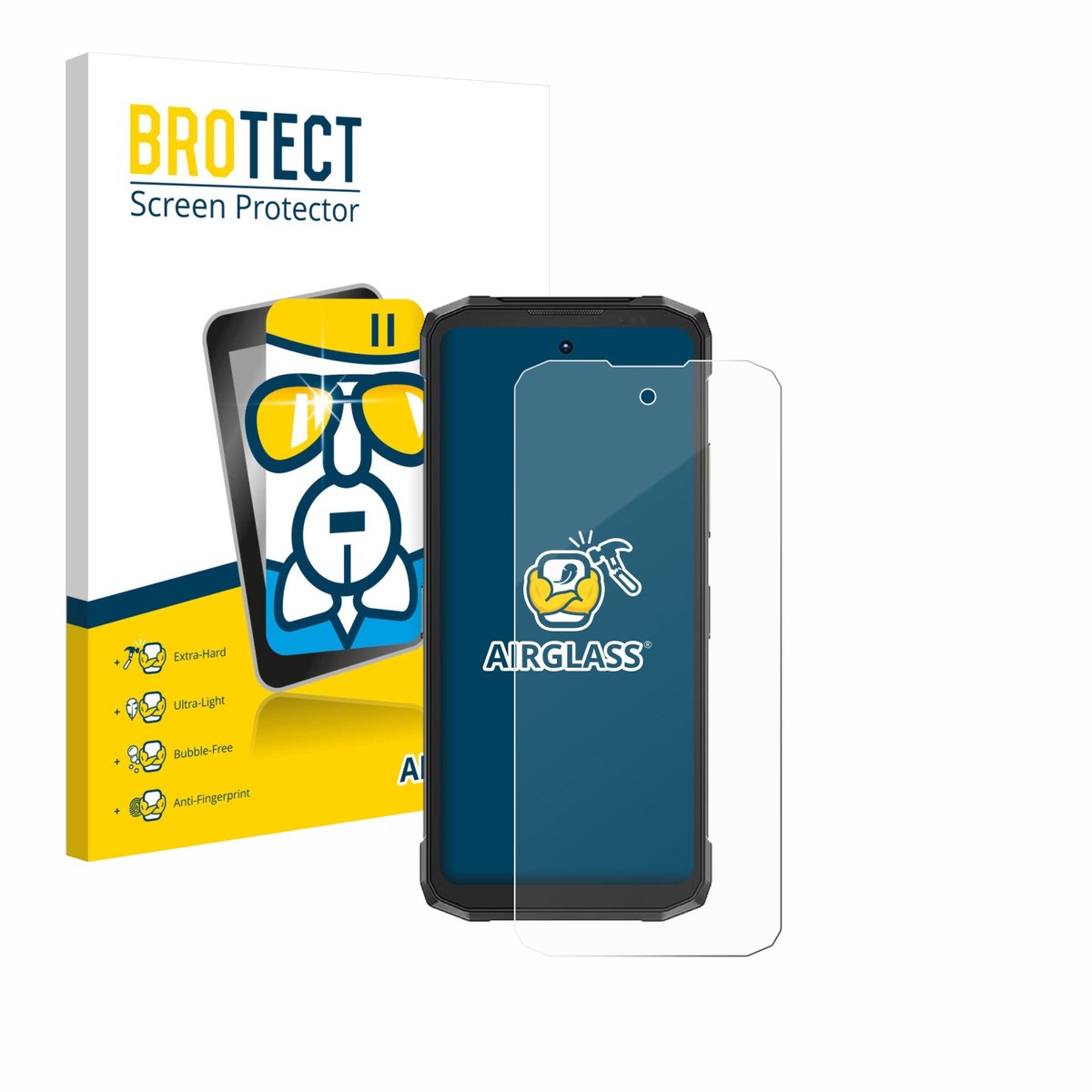 Screenprotector voor Doogee Fire 6 Power Beschermglas transparant