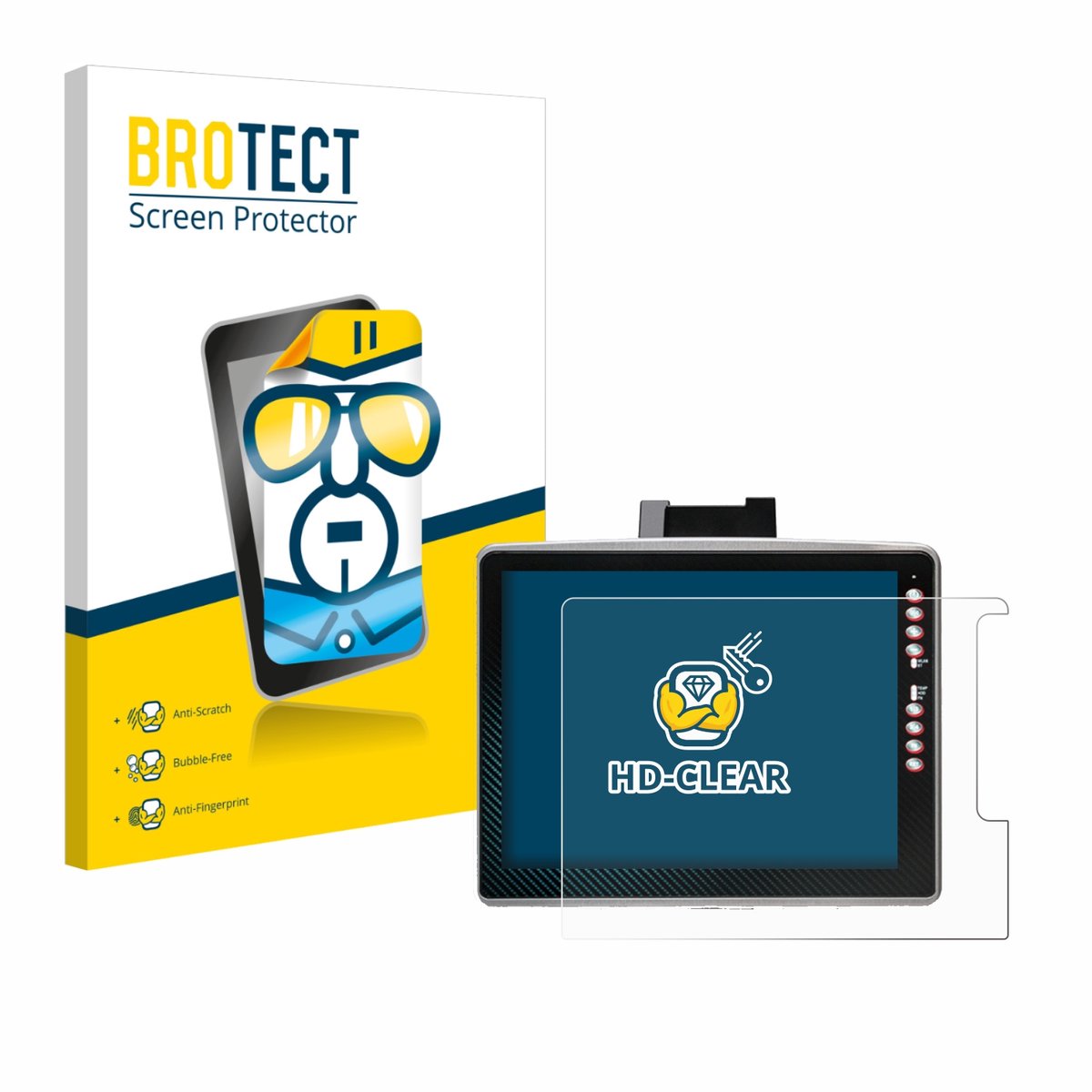 BROTECT - Screenprotector voor Datalogic SH15 Blackline - Folie Beschermfolie transparant