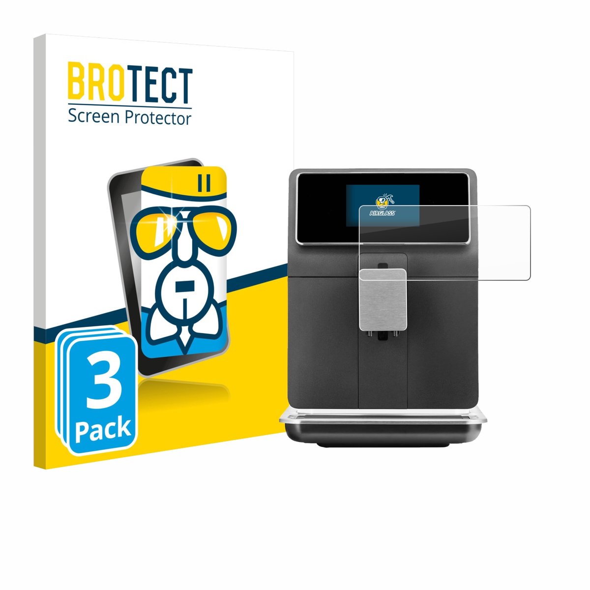 Screenprotector 3 Stuks voor WMF Perfection 860L Beschermglas transparant
