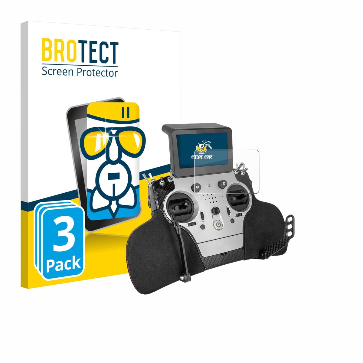 Screenprotector 3 Stuks voor PowerBox Systems Core Beschermglas transparant