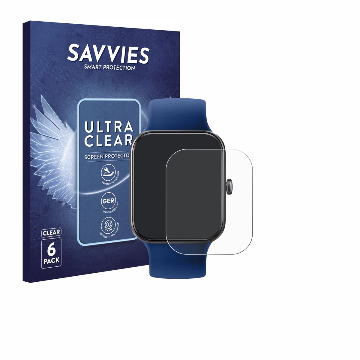 Savvies - Screenprotector voor Decathlon CW500 M - Folie Beschermfolie transparant 6 Stuks