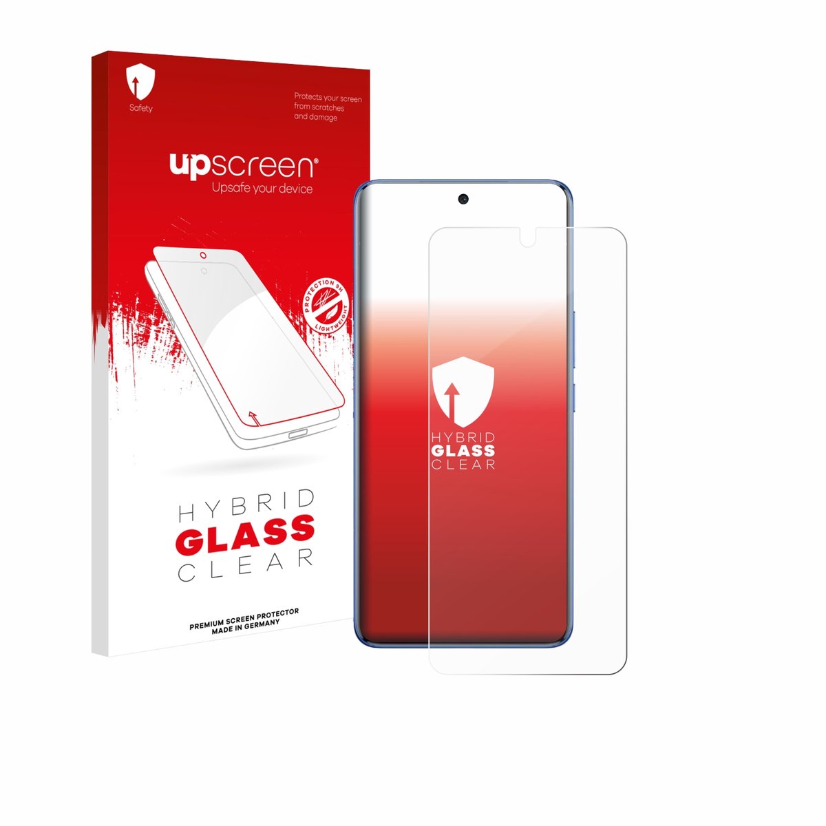 upscreen - Screenprotector voor Vivo V50e - Folie Beschermfolie Beschermglas transparant