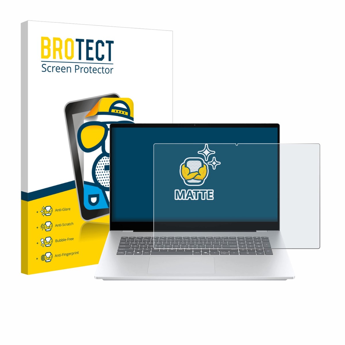 BROTECT - Screenprotector voor HP OmniBook 7 17-dc - Folie Beschermfolie matte