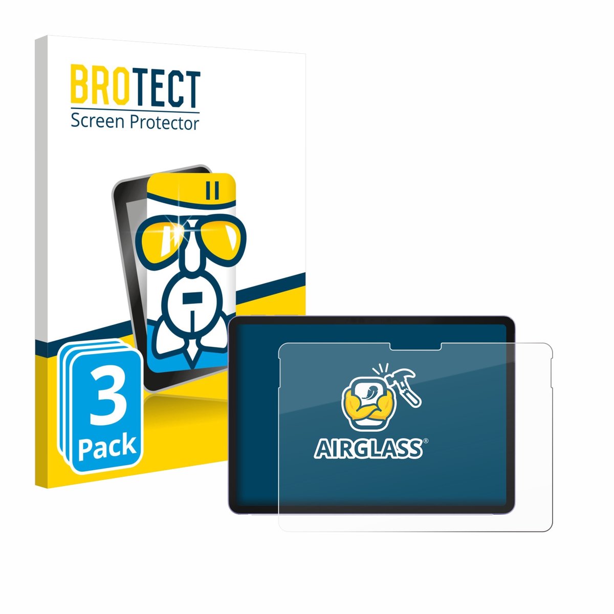 Screenprotector 3 Stuks voor Microsoft Surface Pro 12 Beschermglas transparant