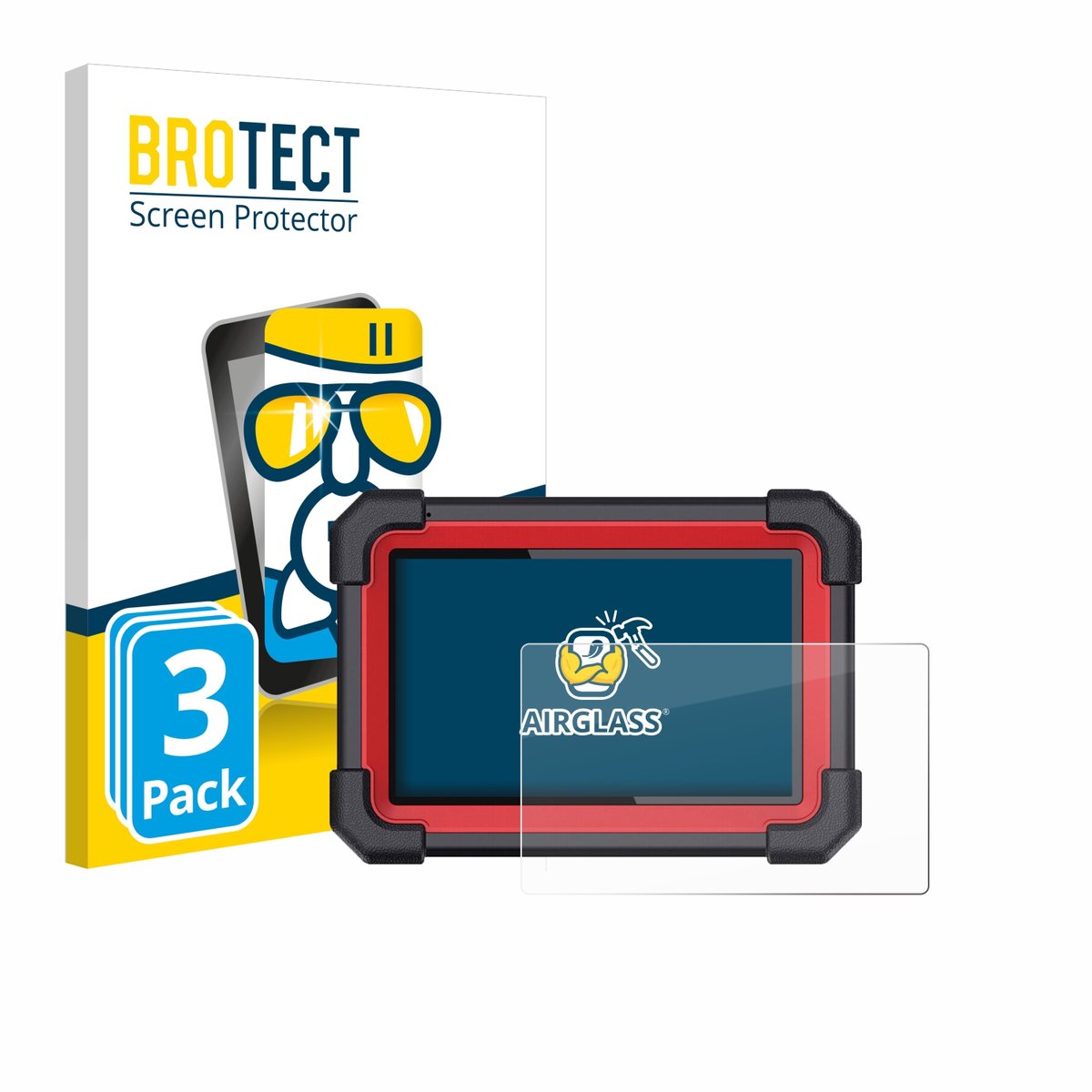 Screenprotector 3 Stuks voor Launch X-431 CRP 919E BT Beschermglas transparant