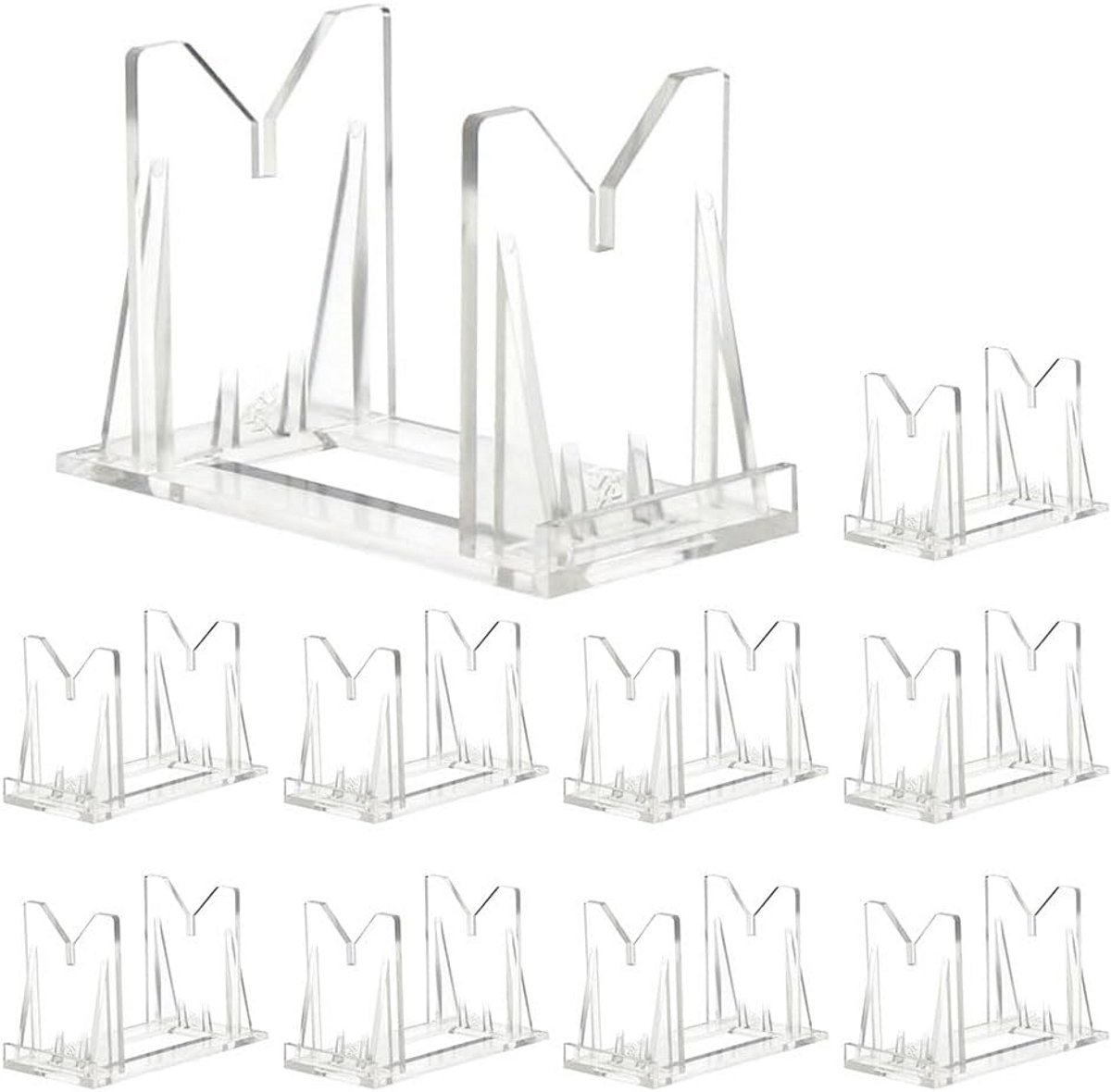 10x Display Standaards voor Hengelsport Lures, Klein Displayrek voor Verzamelobjecten