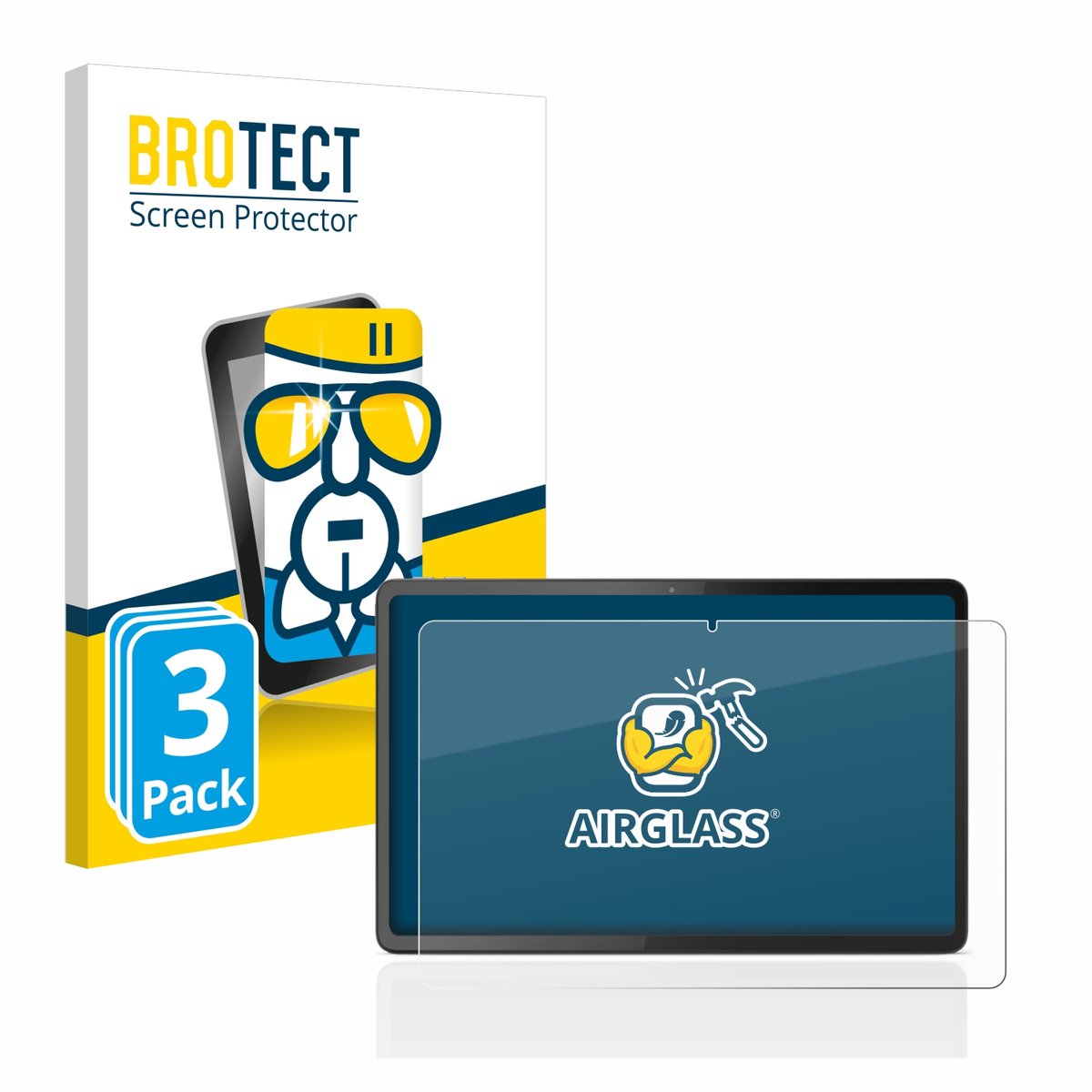 Screenprotector 3 Stuks voor Lenovo Tab P11 Gen 2 Beschermglas transparant