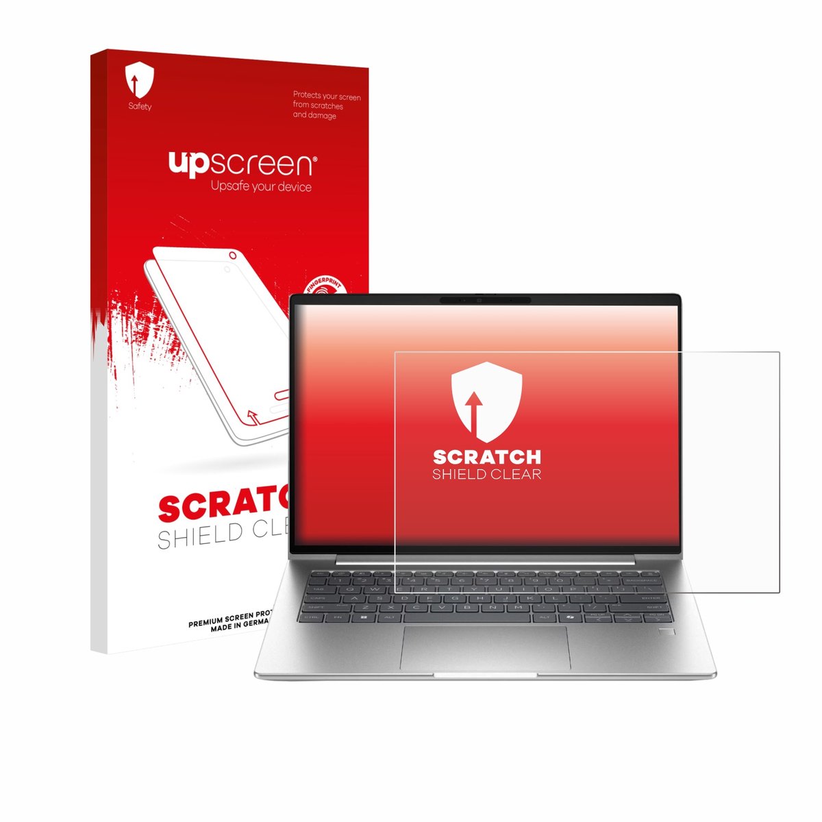 upscreen - Screenprotector voor HP ProBook 4 G1a 16" - Folie Beschermfolie transparant