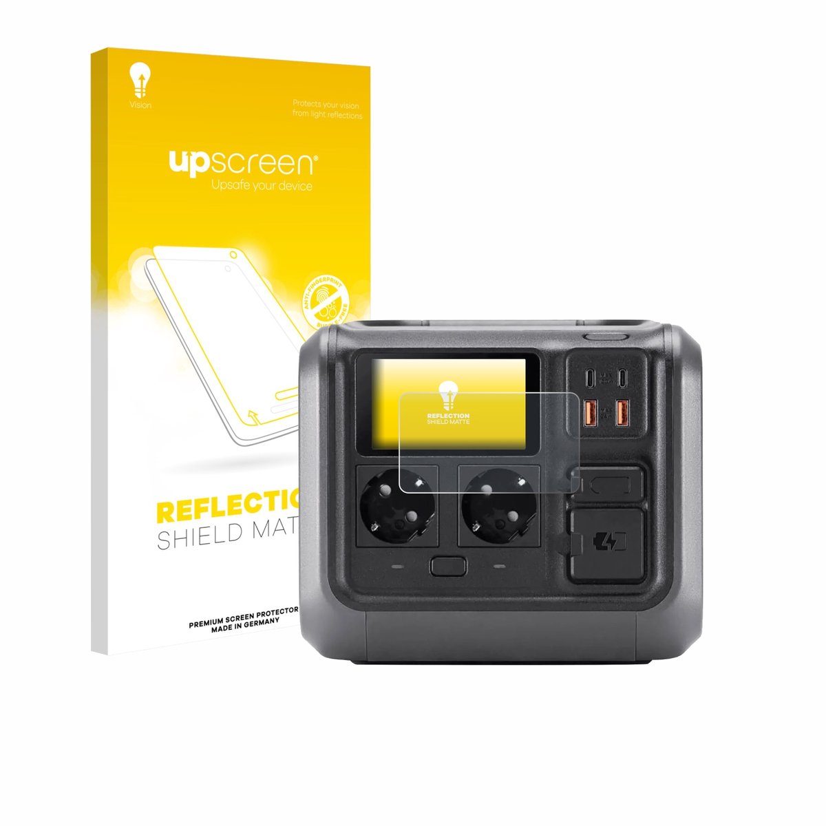 upscreen - Screenprotector voor DJI Power 500 - Folie Beschermfolie anti glare matte