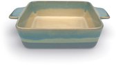 Lavandoux - Ovenschaal - Reactief Glazuur - Vierkant - 20x20 cm - Blue