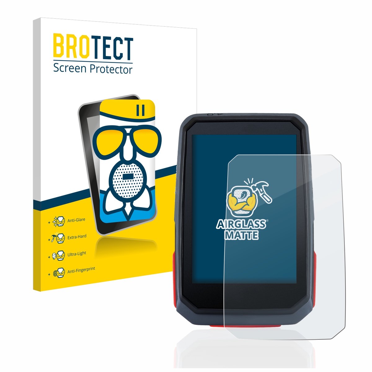 BROTECT - Screenprotector voor Sigma ROX 4.0 - Folie Beschermfolie Beschermglas matte