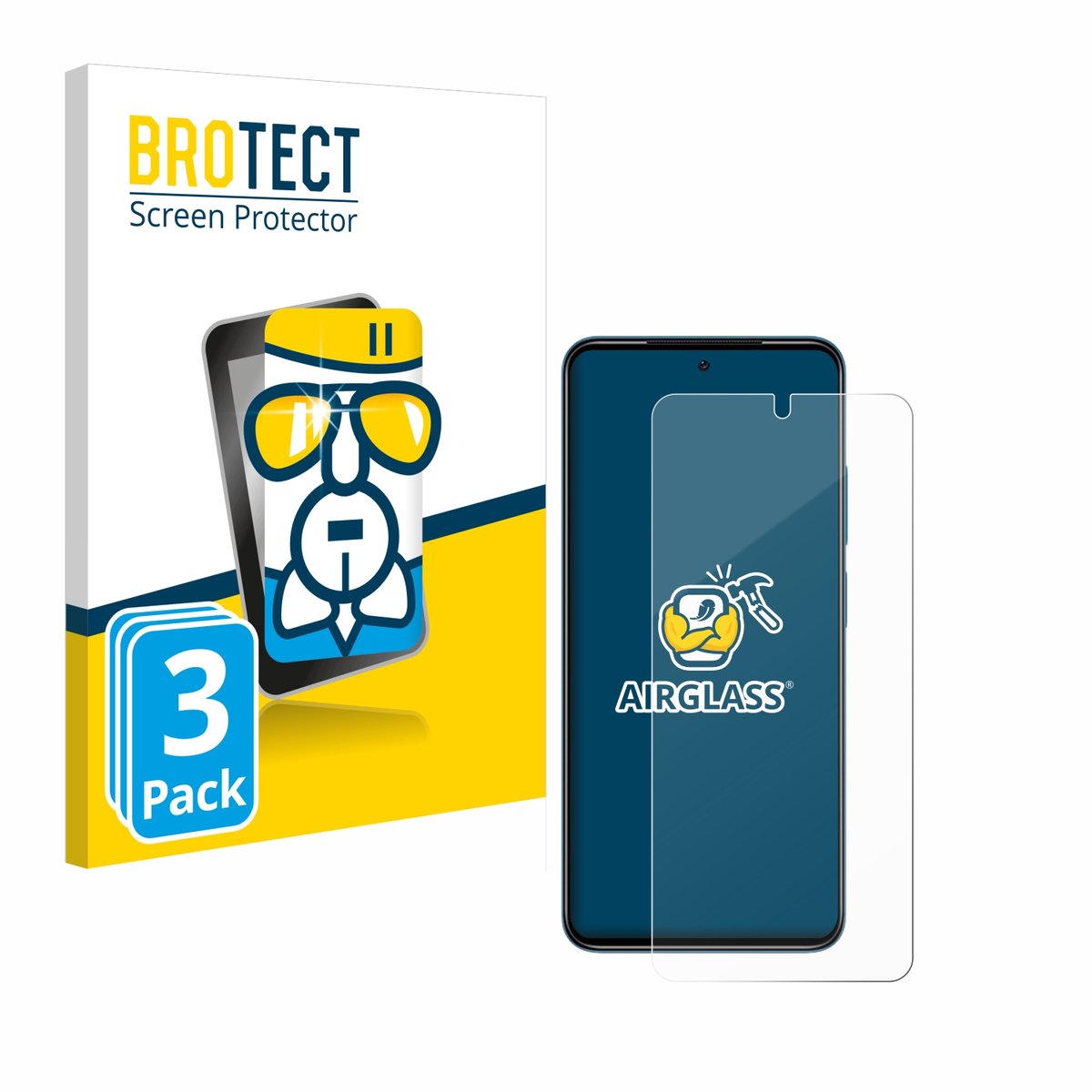 Screenprotector 3 Stuks voor Xiaomi Redmi Note 11 Beschermglas transparant