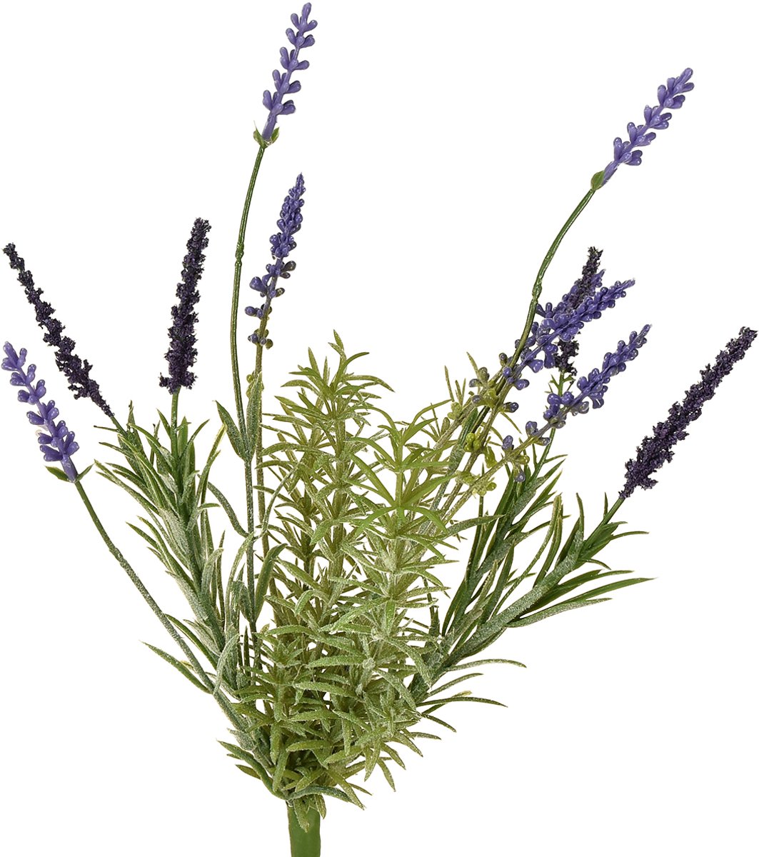 Lavendel Decoratie Kunst Bos Kunstplanten Paars 36cm