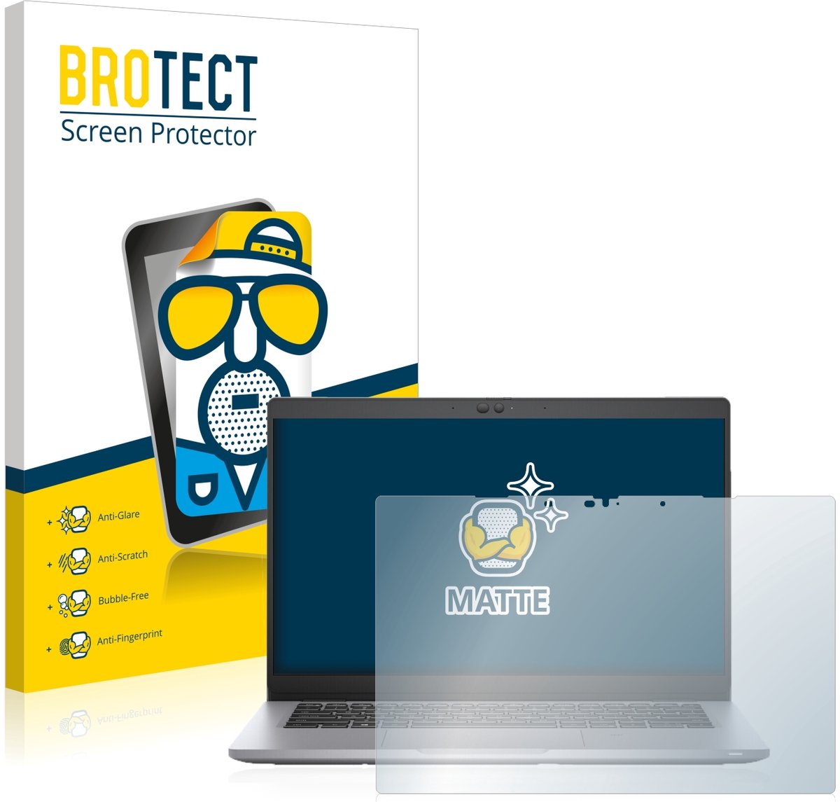BROTECT - Screenprotector voor Dell Latitude 5320 2-in-1 Touch - Folie Beschermfolie matte