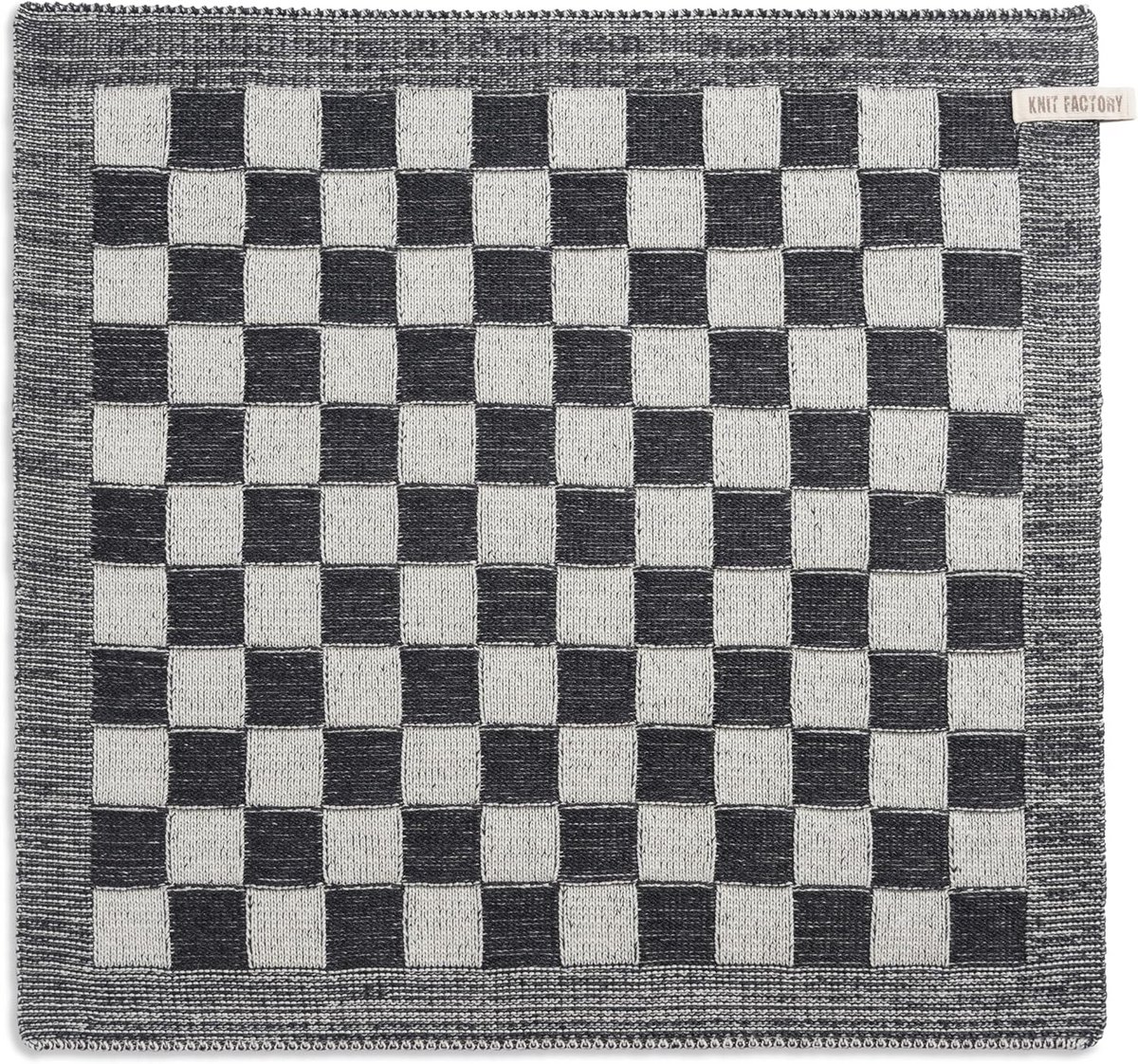 Geblokt Gebreid Keukentextiel - Keukendoek met Ruitpatroon 50x50 cm