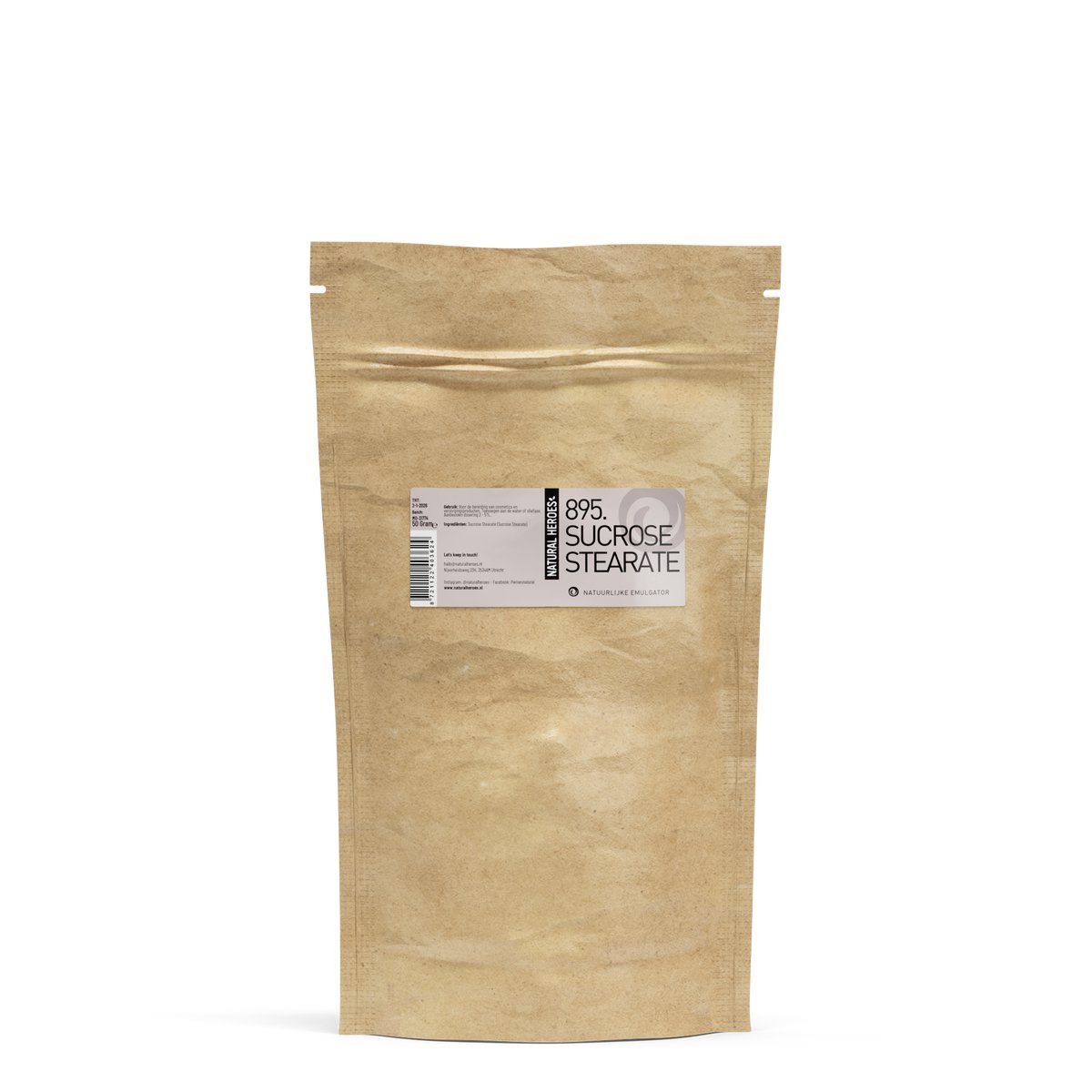 Natural Heroes - Natuurlijke Emulgator (Sucrose Stearate HLB 16) 50 gram