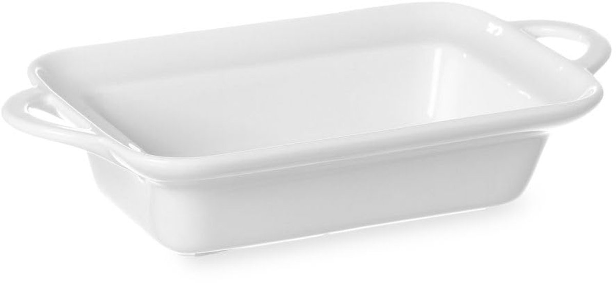 Rectangular Porcelain Tapas Dish - 120x190x50mm - Thermo Shock Resistant
