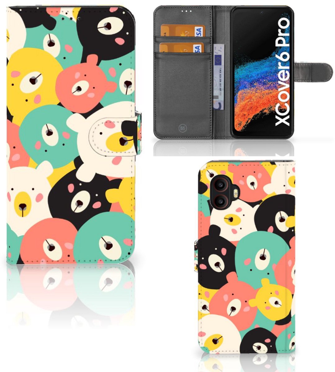 Samsung Galaxy Xcover 6 Pro Leuk Hoesje Bears