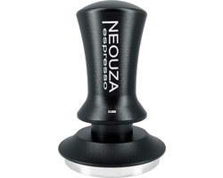 Espresso Tamper - 51 mm, Spring-Loaded, Non-Stick, Stainless Steel, Matte Black