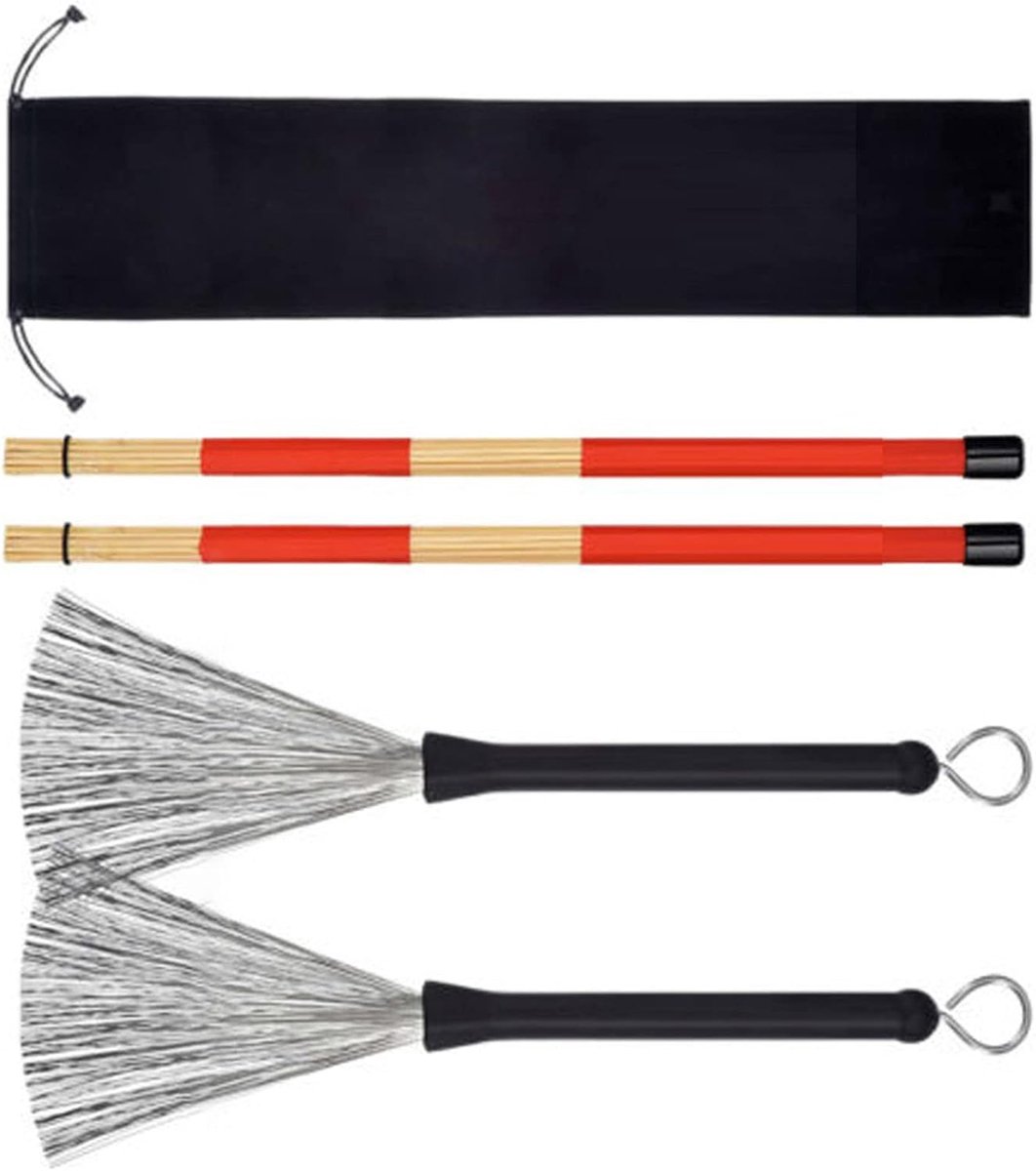 Drumsticks en Drumrod Borstels voor Gladde Oppervlakken - Drumaccessoires
